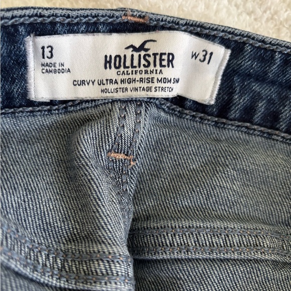 Hollister Denim Blue Women’s Shorts Size W 31 - Picture 8 of 9